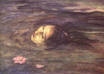 川で見た奇妙な小さなキオサイ ジョン・ラファージ Oil Paintings